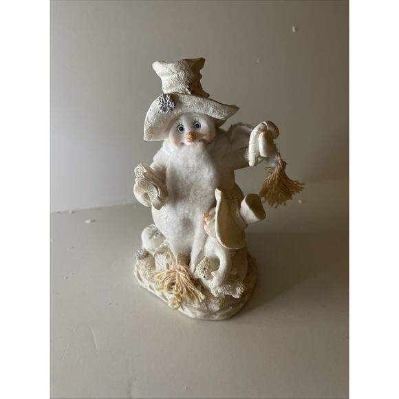 vintage k's collection Mother Snowwoman And Child Ordering Gifts - Picture 1 of 5